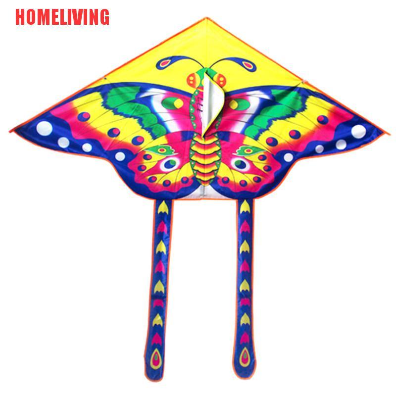 Diều Gấp Hình Bướm Màu Cầu Vồng 90 * 55cm Kèm Dây Điều Khiển 50M