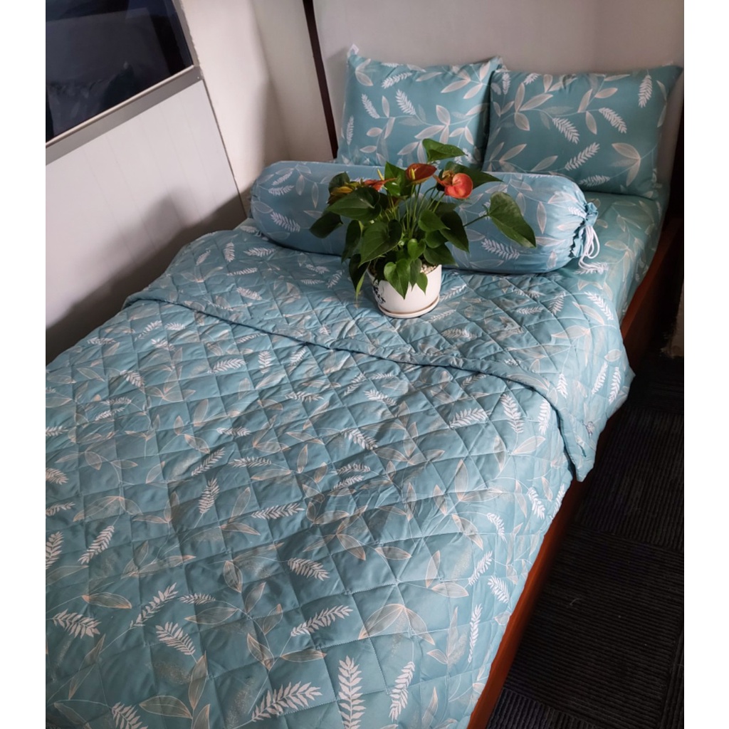 Bộ Drap 4 món ga gối 1m/m2/m4/m6/m8 - màu ngẫu nhiên