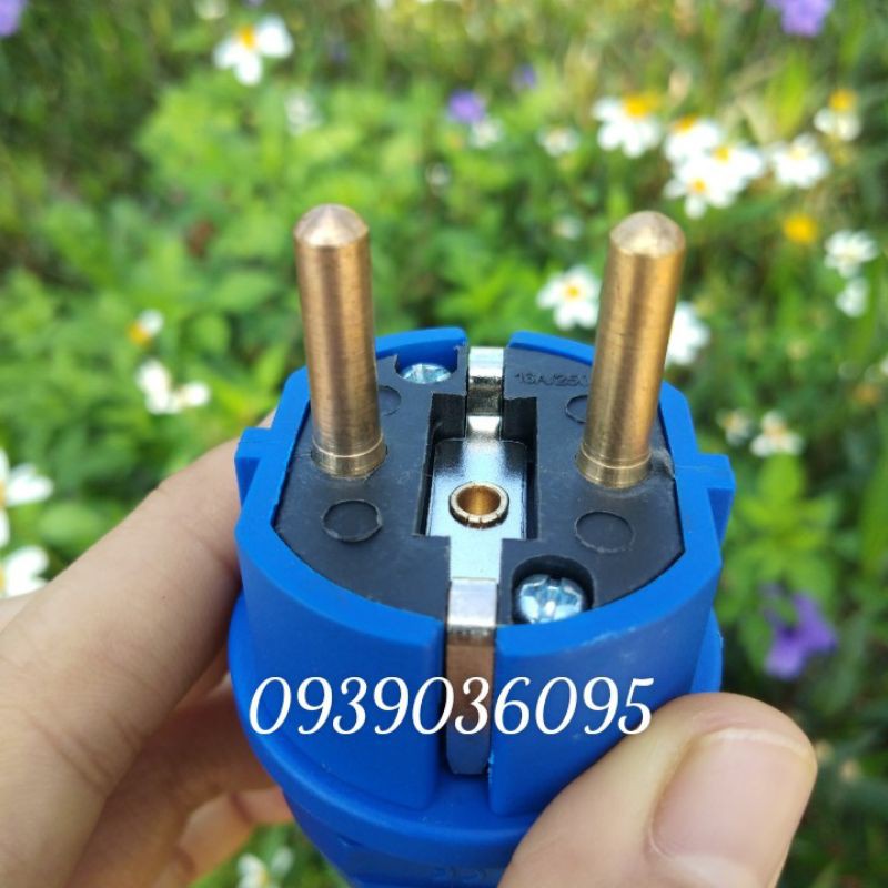 Combo Ổ cắm công nghiệp có nắp 1 Pha PCE Schuko - 16A - IP54 và Phích cắm điện chống nước IP44