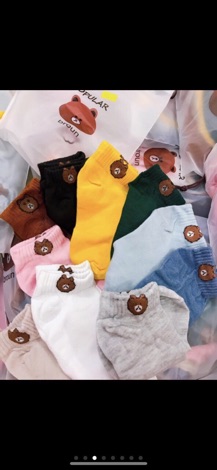 🧣SET 10 VỚ GẤU BROWN