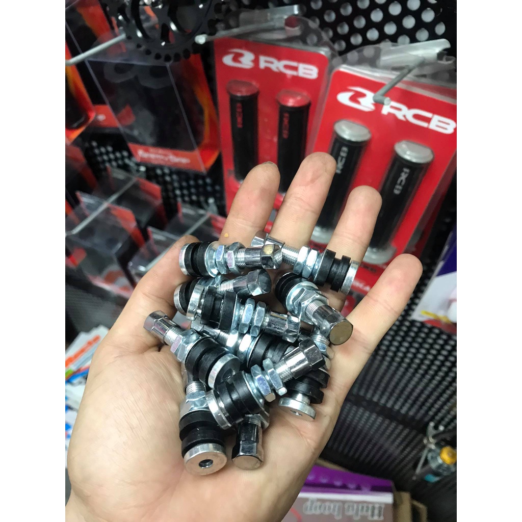 Van vòi xe máy Inox xin đi bánh mâm Không Ruột
