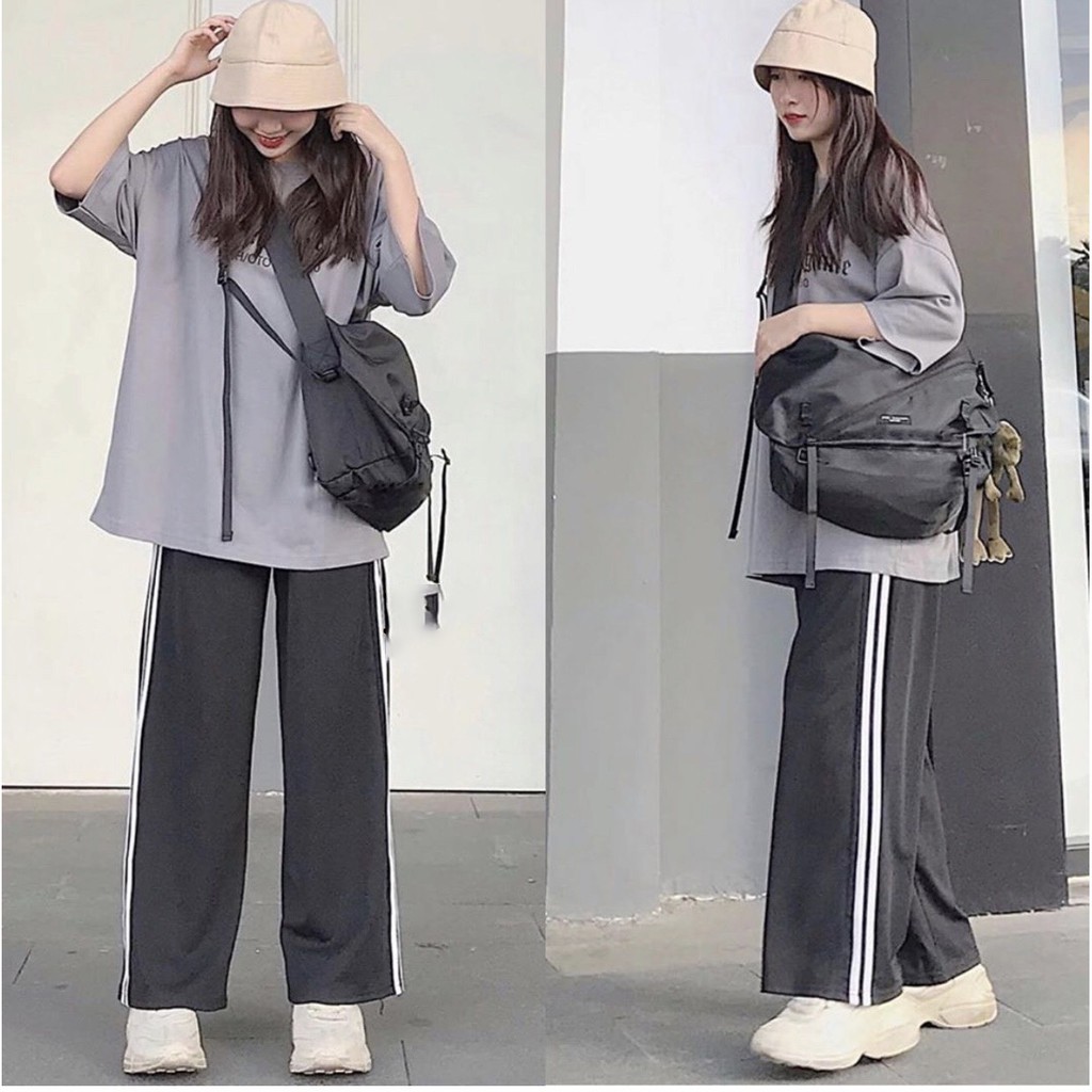 [Mã FAMAYWA giảm 10K đơn 50K] Quần ỐNG RỘNG 2 SỌC Thể Thao Nam Nữ Unisex - VIETCENTRE | BigBuy360 - bigbuy360.vn