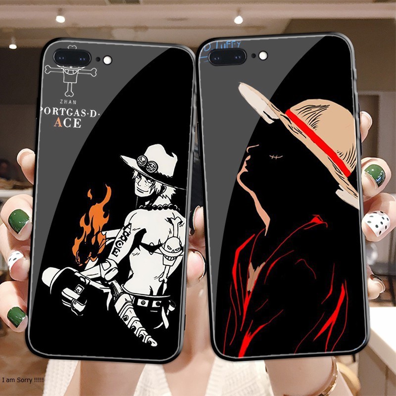 Ốp Lưng OPPO F1 F1S F3/F3plus F5 F7 F9 F11/F11 Pro mặt kính in hình Đảo Hải Tặc siêu ngầu (nhận in theo yêu cầu) _ TIONE