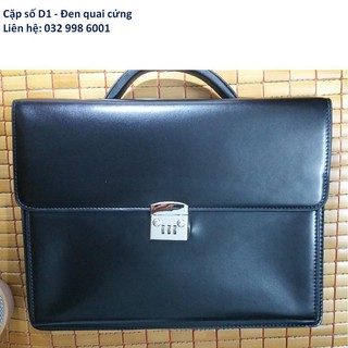 [CẶP SÔ] Cặp đựng tài liệu khóa số D1 đen