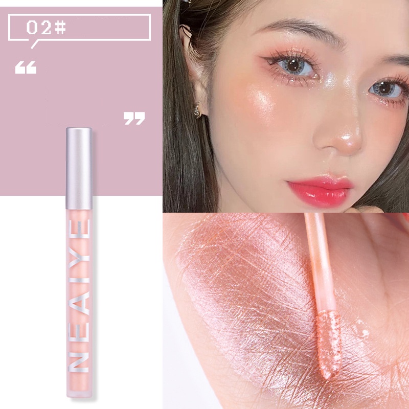 Kem Bắt Sáng/Tạo Khối Tông Nhũ Kim Cương 4 Màu Tùy Chọn Lâu Trôi