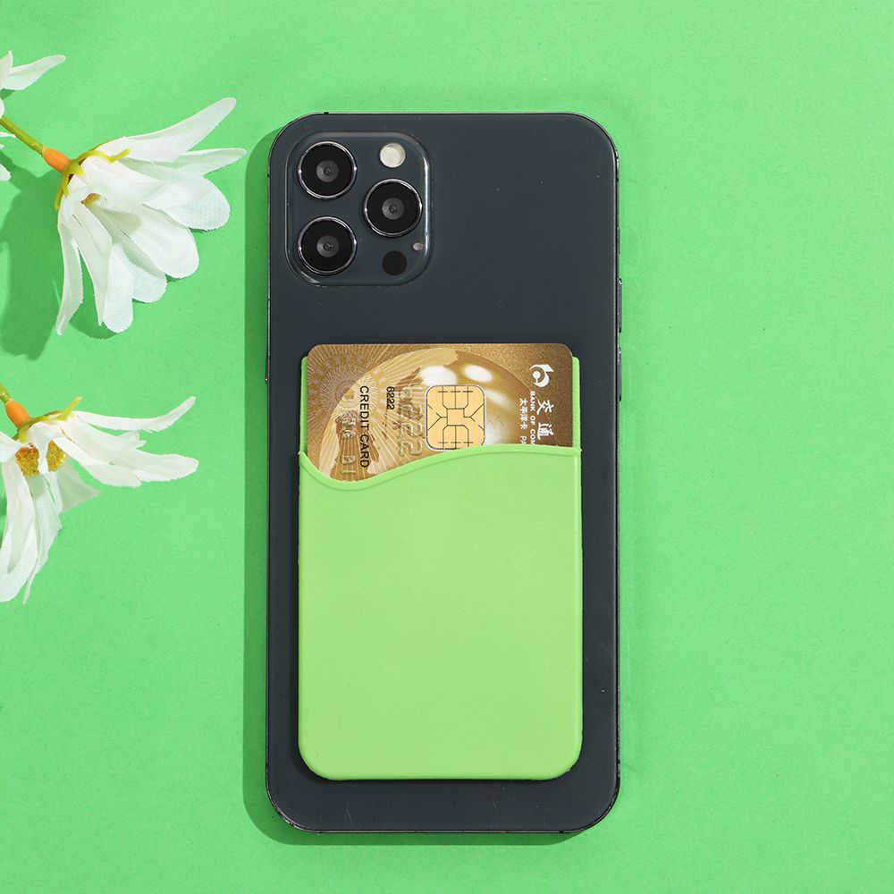 Ví đựng thẻ id dán lưng điện thoại nhiều màu tùy chọn thời trang cho nam nữ