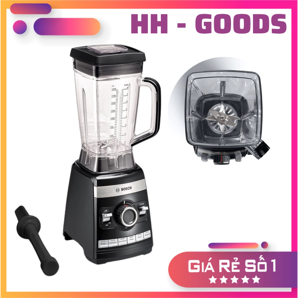 Máy Xay Đa Năng Kết Hợp Làm Sữa Hạt BOSCH MMBH6P6BDE 1600W