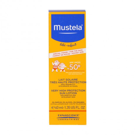 Kem Chống Nắng Của Pháp Cho Trẻ Sơ Sinh Và Trẻ Nhỏ Mustela SPF50+ (40ml)