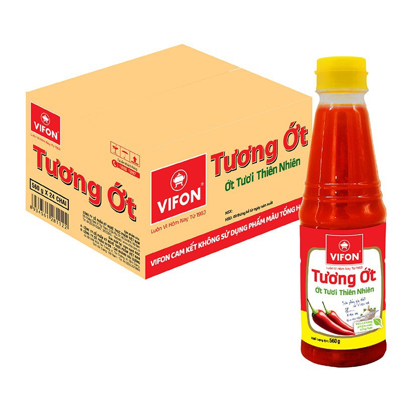 Tương Ớt Vifon chai 560g siêu cay,siêu ngon