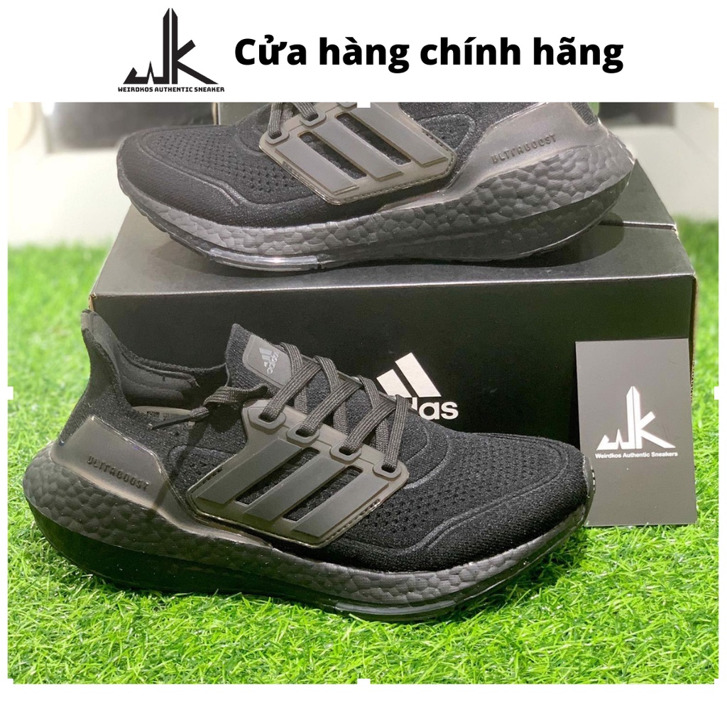 [CHÍNH HÃNG] Giày Adidas UltraBoost 21 Triple Black FY0306