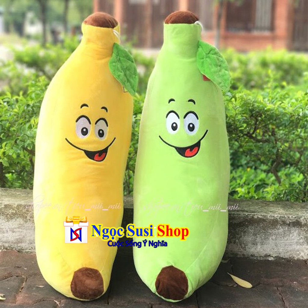 Gấu bông TRÁI CHUỐI SIZE LỚN ẢNH THẬT SIZE 50CM DÀI 45CM - Thú nhồi bông TRÁI CHUỐI