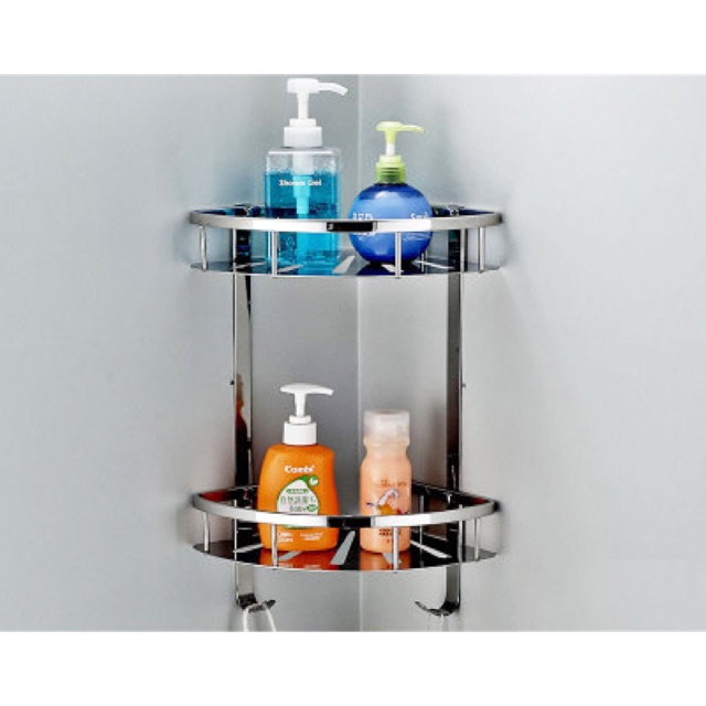 Kệ góc tam giác 2 tầng nhà tắm inox 304 100% | Shopee Việt Nam