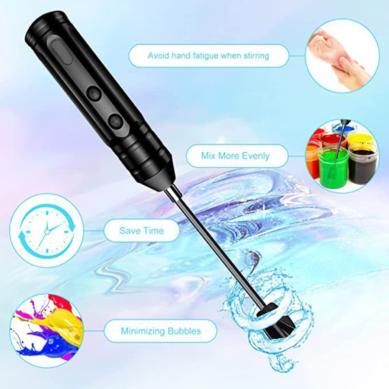 Máy Đánh Trứng Epoxy Cầm Tay Bằng Nhựa Epoxy Có Thể Sạc Lại