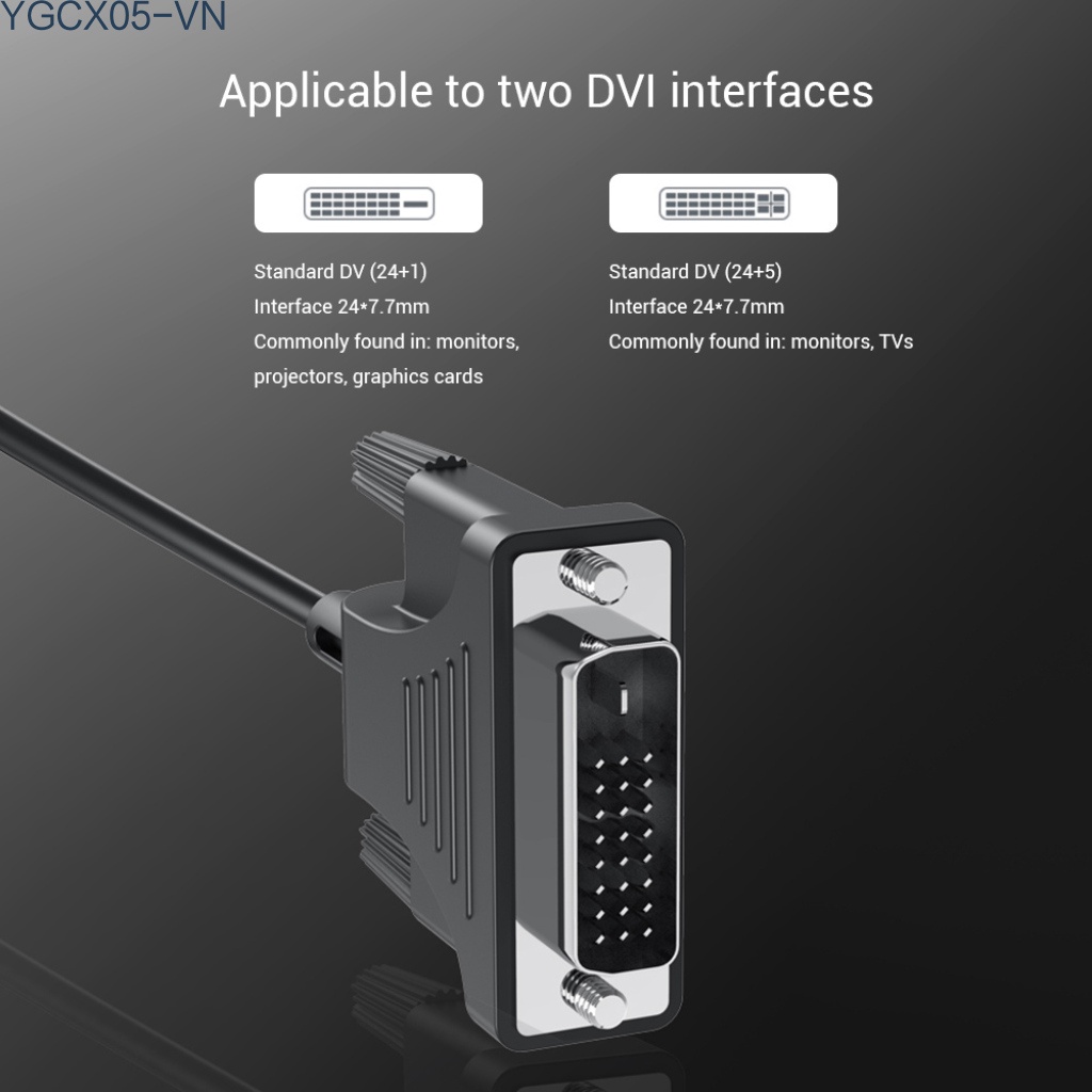 Dây Cáp Chuyển Đổi Usb C Sang Dvi Type-C Sang Dvi Usb3.1 Type C 10gbps Cho Máy Chiếu Macbook 12inch | BigBuy360 - bigbuy360.vn