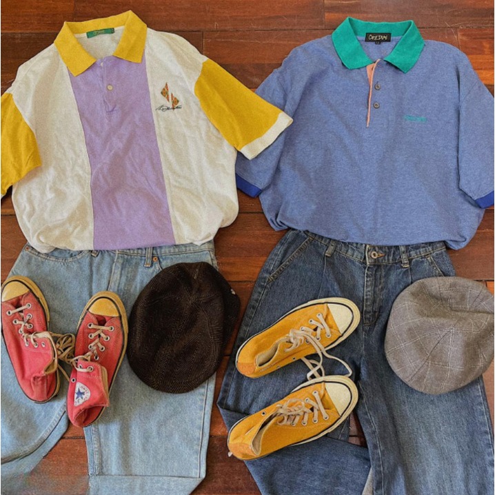 Áo Polo Nam Thể Thao Cổ Bẻ Secondhand, Áo Thun Nam Polo Hàng 2Hand Vải Mặc Mát New 99% Mẫu 1