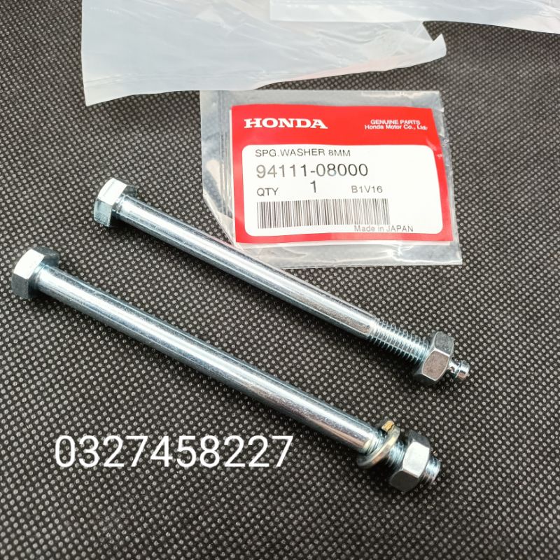 Cặp ốc bắt treo máy, động cơ xe DREAM. .. zin Honda. bu lông 8mm