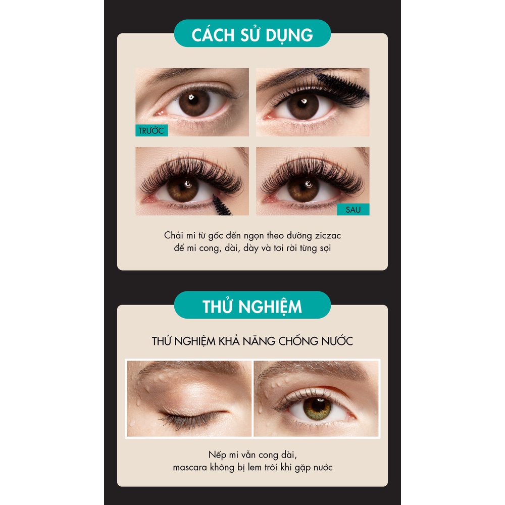 Mascara 3 Trong 1 Baby Bright Volume Long &amp; Curl Mascara 8g