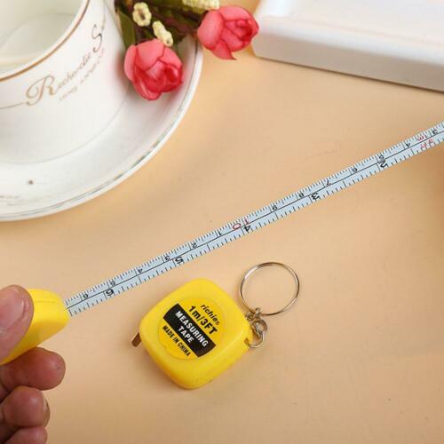 Thước dây kiểu kéo mini có móc khóa tiện dụng