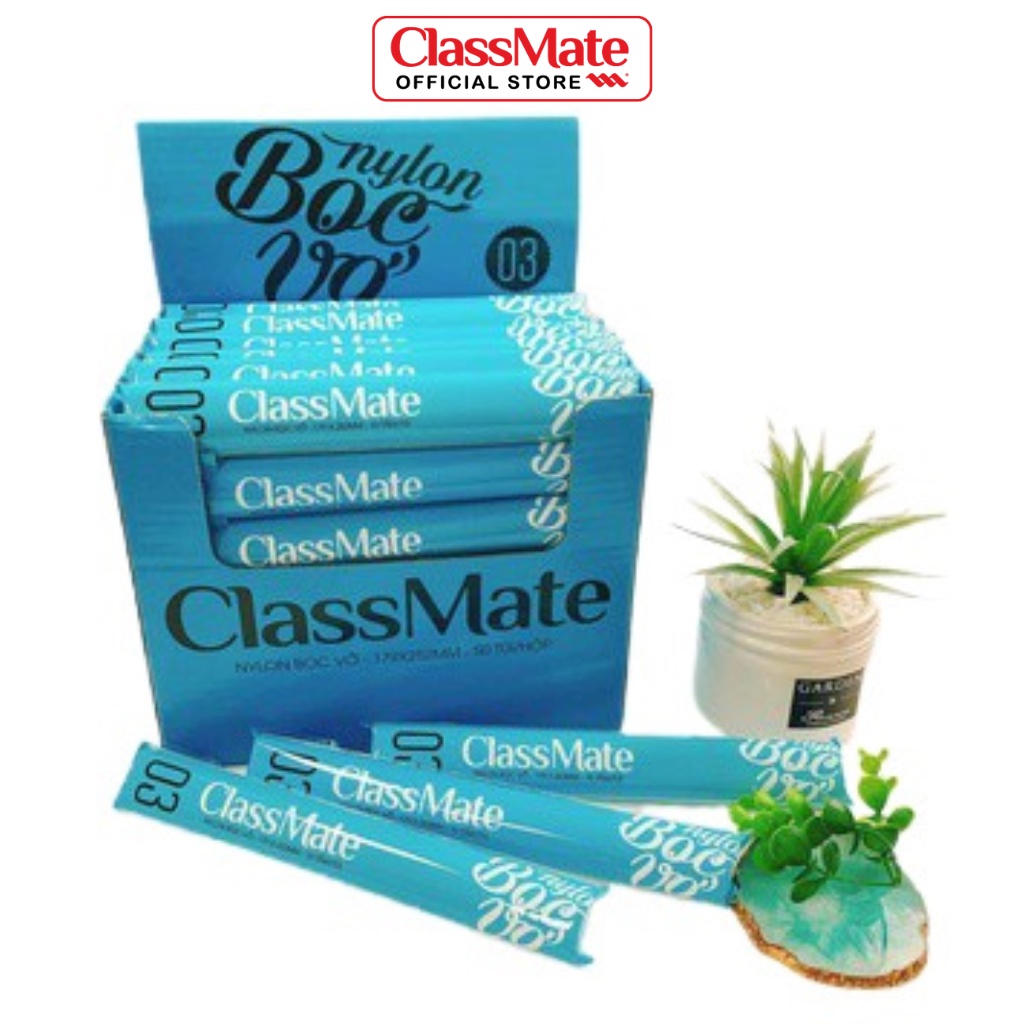 Bọc Vở Cấp 2 CLASSMATE Chất Nhựa Trong, Bền, Đẹp 179x252 mm (10 tờ/túi) No.3 NC106