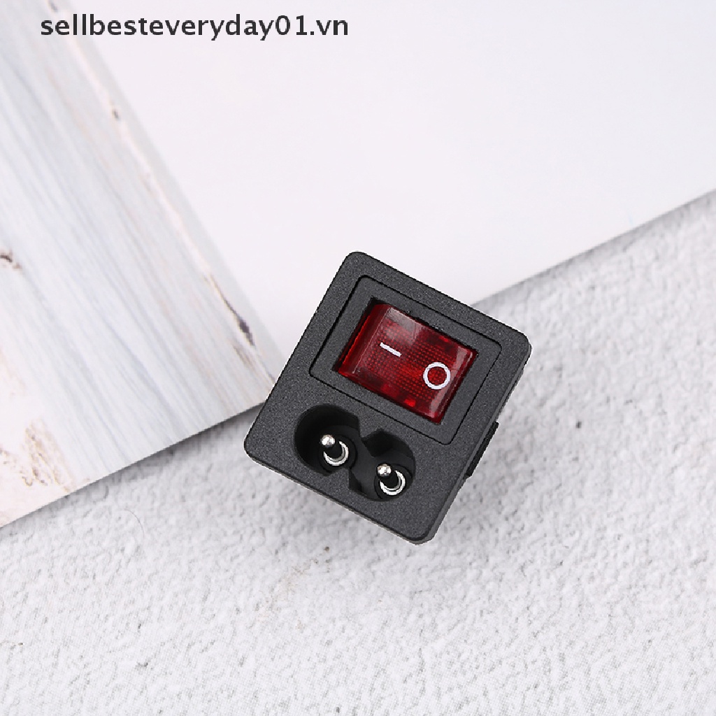 Dây Nguồn Có Công Tắc Bật / Tắt Đèn Đỏ 250V 10A