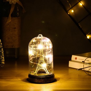 Đèn Ngủ Đom Đóm Tháp Eiffel Trang Trí Phòng Ngủ, Bàn Làm Việc, Phòng Khách Màu Ngẫu Nhiên Quà Tặng Sinh Nhật Giáng Sinh
