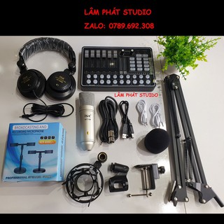 Combo Sound Card H9 Và Micro ISK AT100 Chính Hãng Có Tem Mã Vạch – Tai Nghe ISK