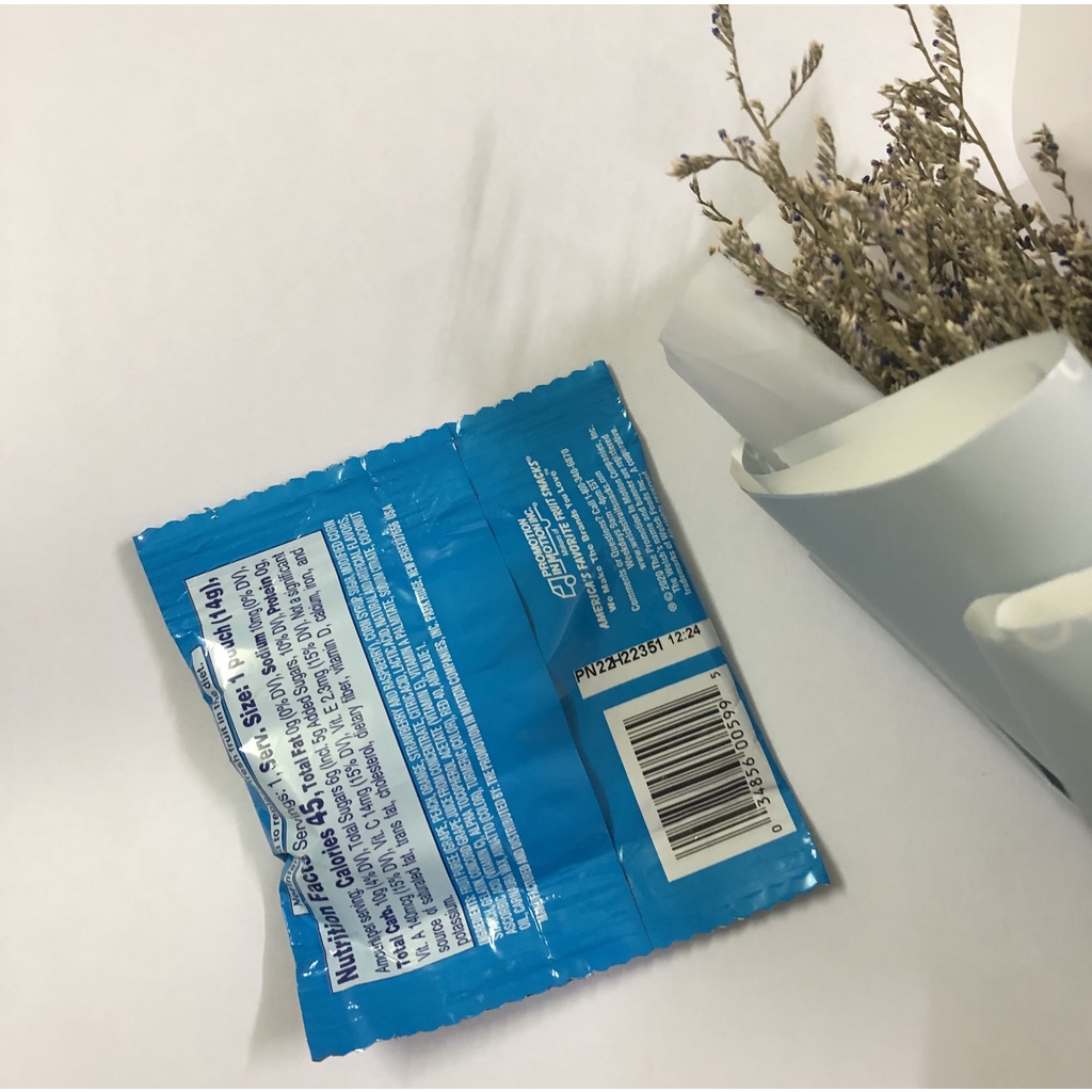 ￼Kẹo dẻo trái cây Welch’S Fruit Snacks  - Mỹ