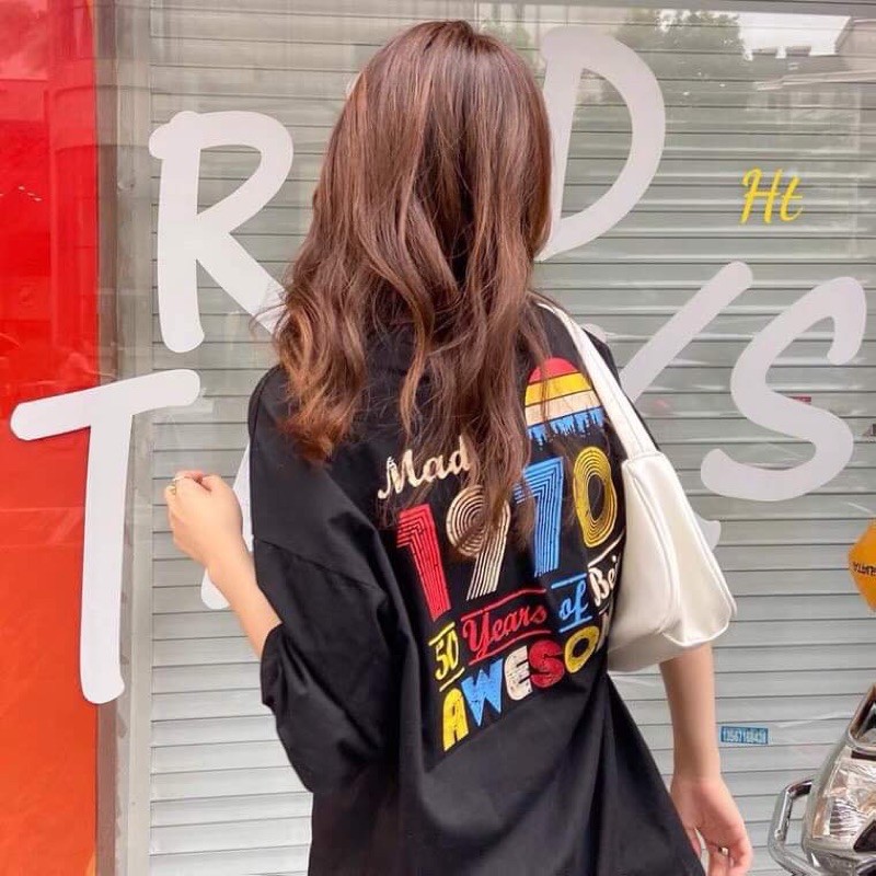 Áo phông 1970 in 2 mặt H2O766