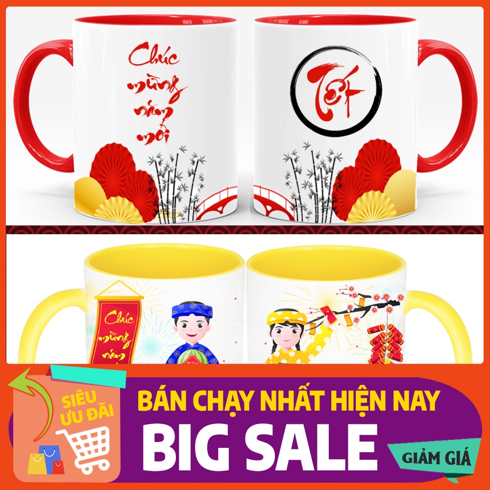 LY SỨ TẾT, CHÚC MỪNG NĂM MỚI - QUÀ TẶNG TẾT - QUÀ LƯU NIỆM - IN CÂU CHÚC TẾT THEO YÊU CẦU
