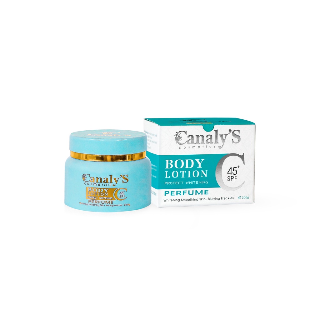 Kem body mềm dưỡng trắng da toàn thân canaly's 45+ 250gam