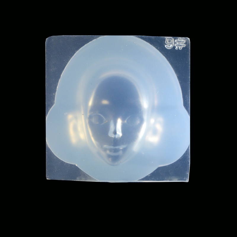 Khuôn silicone làm mặt búp bê 3d DIY