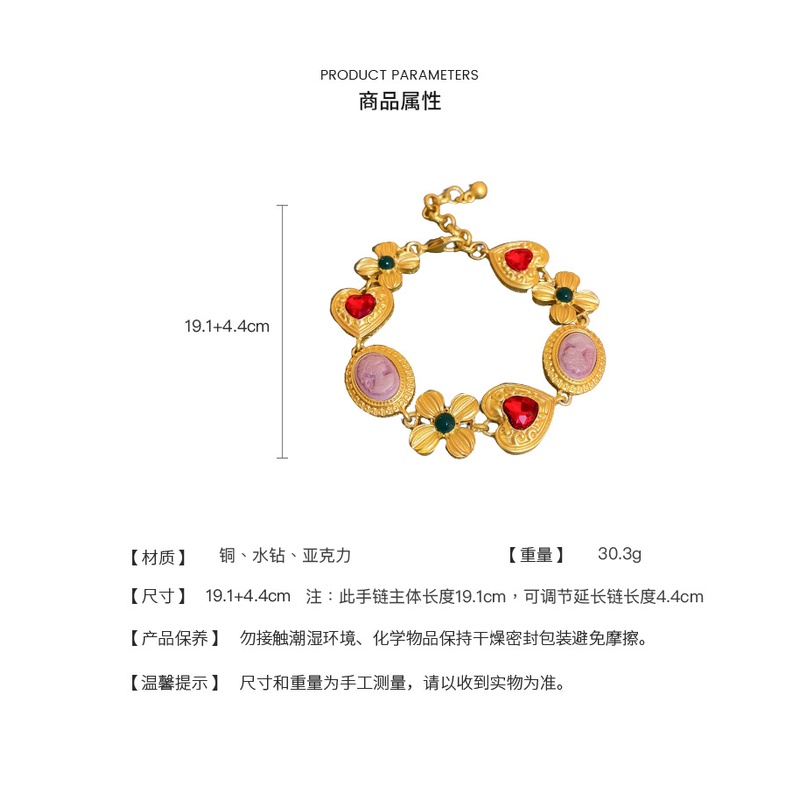 Dây Chuyền Mặt Hình Hoa Đính Đá Phong Cách Thời Trung Cổ Mới