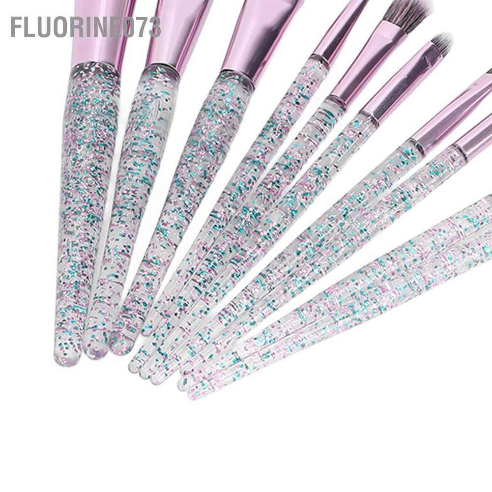 [Hàng mới về] 10 Cọ trang điểm Fluorine073 tán phấn mắt/ phấn che khuyết điểm