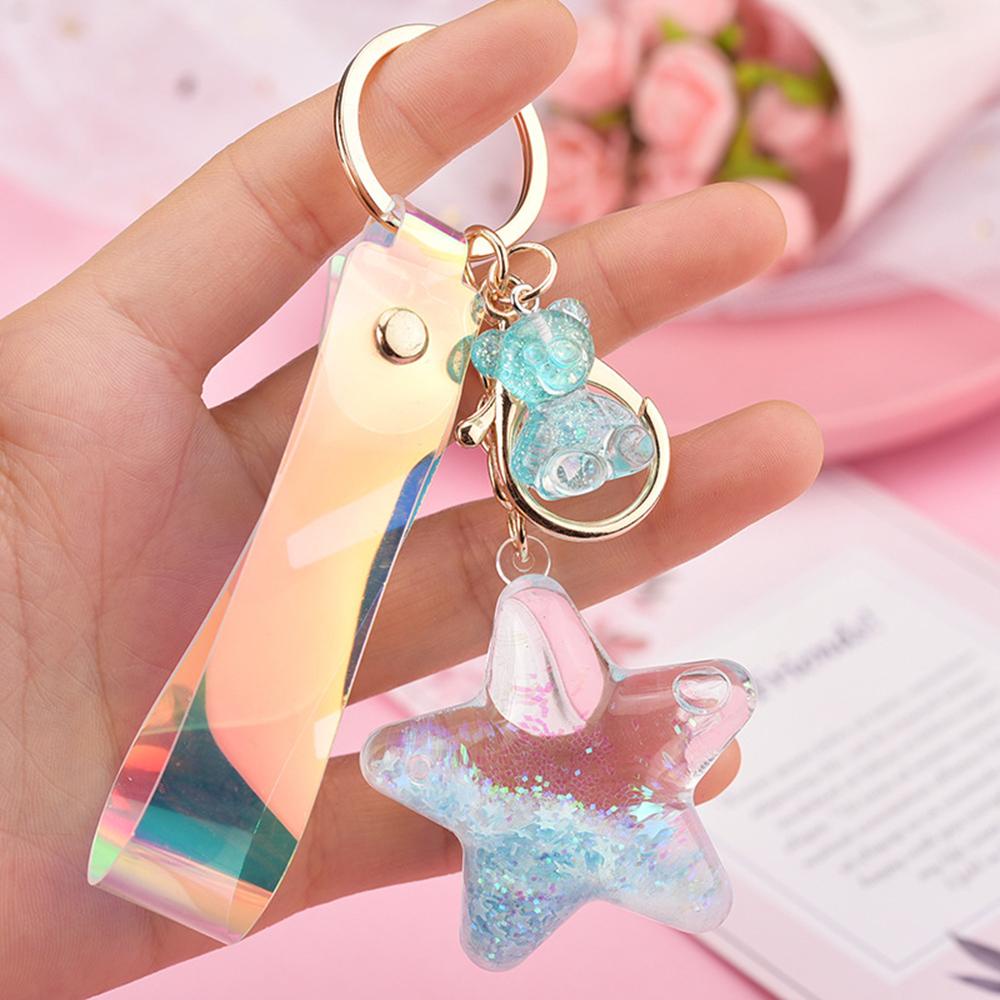 Móc Khóa Kim Tuyến Nước Thời Trang Sáng Tạo