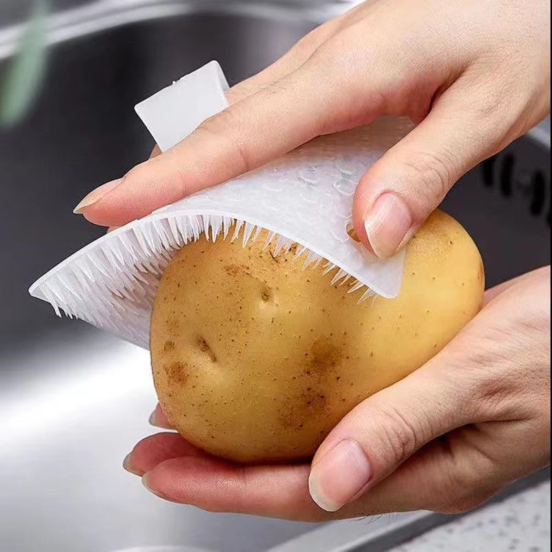 Bàn Chải Rửa Rau Củ Quả Đa Năng Cho Nhà Bếp