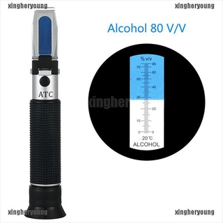 Khúc xạ kế đo nồng độ cồn 0~80% v / v