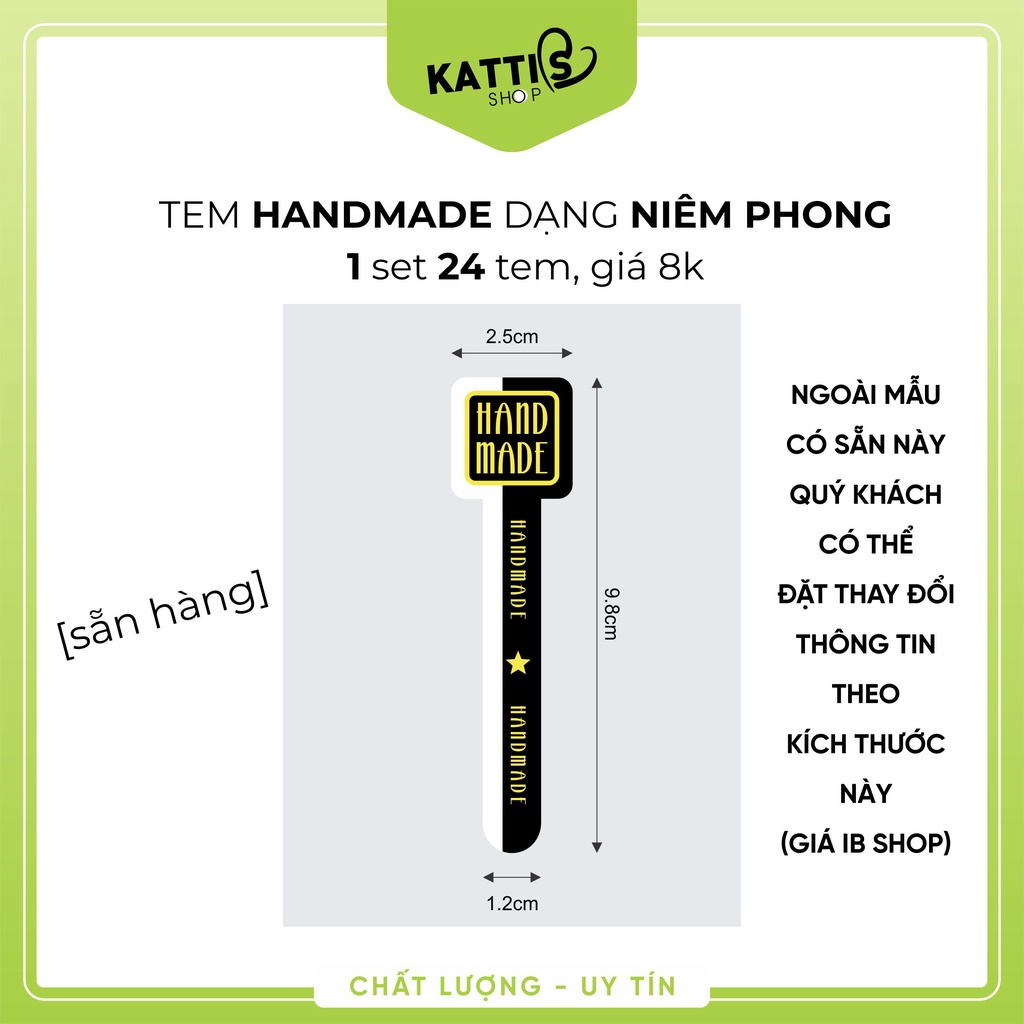 Tem niêm phong dán hủ/ hộp/ chai nhiều mẫu