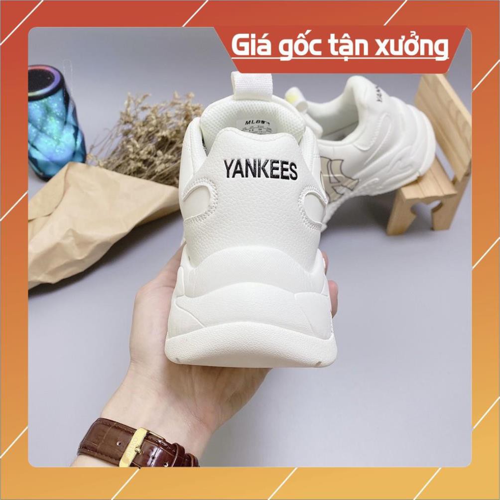 [FreeShip–Sale hàng cao cấp] Giày thể thao nam nữ Sneaker MLB NY vàng Xịn sò Full hộp, Giầy MlB đi bộ, đi chơi, tập GYM