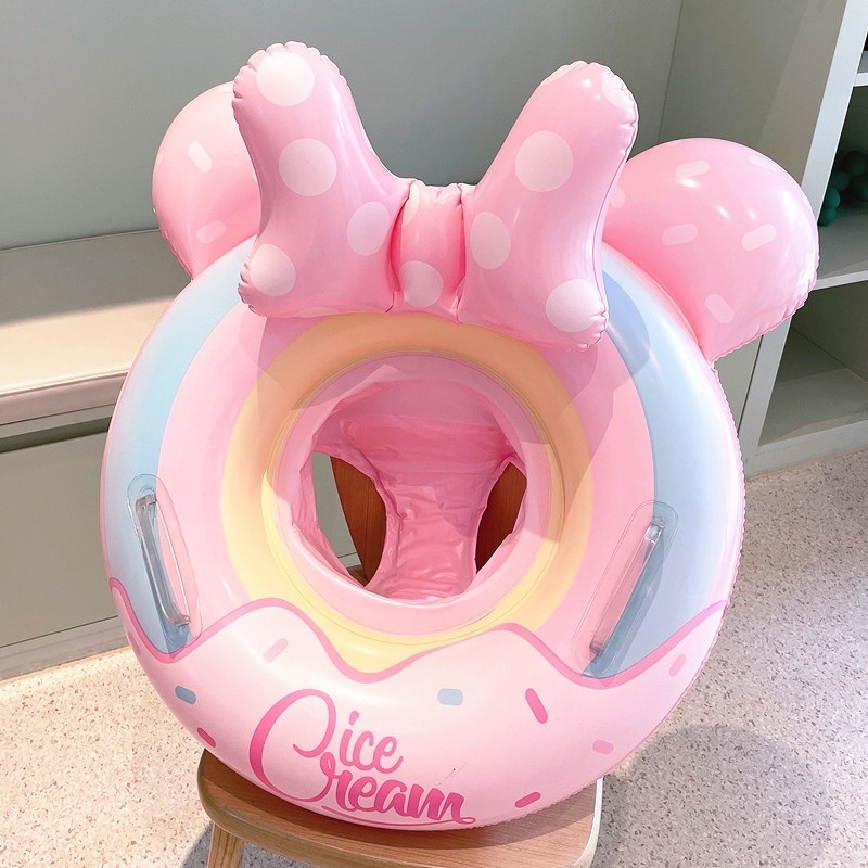 Phao bơi nơ công chúa ngọt ngào 1-5 kèm bơm tay mini mẫu mới nhất