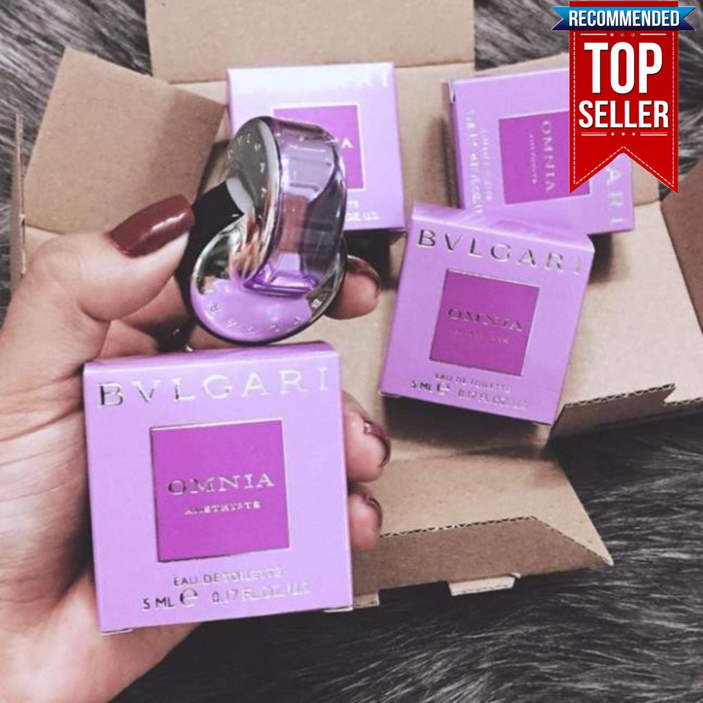 Nước hoa nữ Bvlgari Omnia Amethyste mini Eau De Toilette 5ml