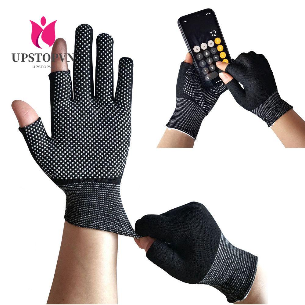 1 Đôi Găng Tay Thể Thao Nửa Ngón Chống Trượt Thoáng Khí Cho Hoạt Động Ngoài Trời