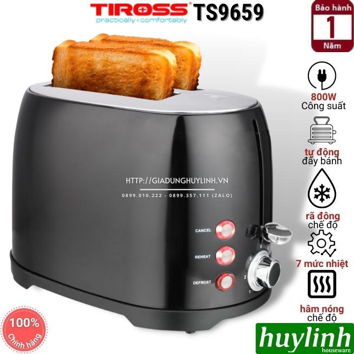 [Mã ELHAMS5 giảm 6% đơn 300K] Máy nướng bánh mì sandwich Tiross TS9659 - 800W