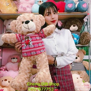 Gấu Bông Teddy Áo Thun Cao Cấp 70cm Ảnh Shop Chụp