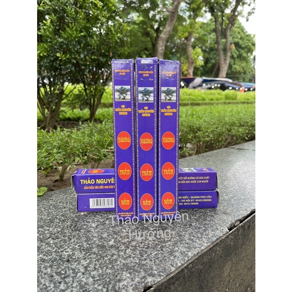 Hương Trầm Nhang Đen sạch (nhựa trám) KHÔNG CHÂN Thảo Nguyên Hương (Xà Kiều) 20cm