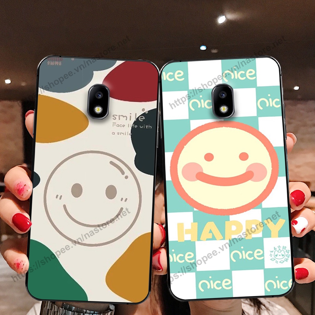 Ốp lưng Samsung J3 Pro / J5 Pro / J7 Pro / J7 Plus mặt cười, họa tiết caro đơn giản đẹp cute
