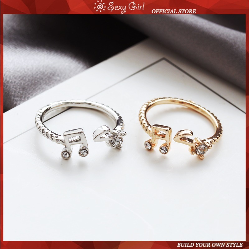 Nhẫn nữ thiết kế hở có thể điều chỉnh kích cỡ