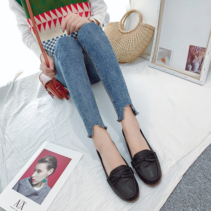 Giày lười bằng da PU thời trang thanh lịch dành cho nữ | BigBuy360 - bigbuy360.vn