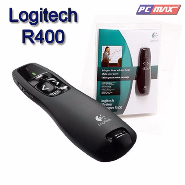 BÚT TRINH CHIẾU CAO CẤP LOGITECH R400  Giá Rẻ WiLdShop88 ( MàuNgẫu Nhiên )