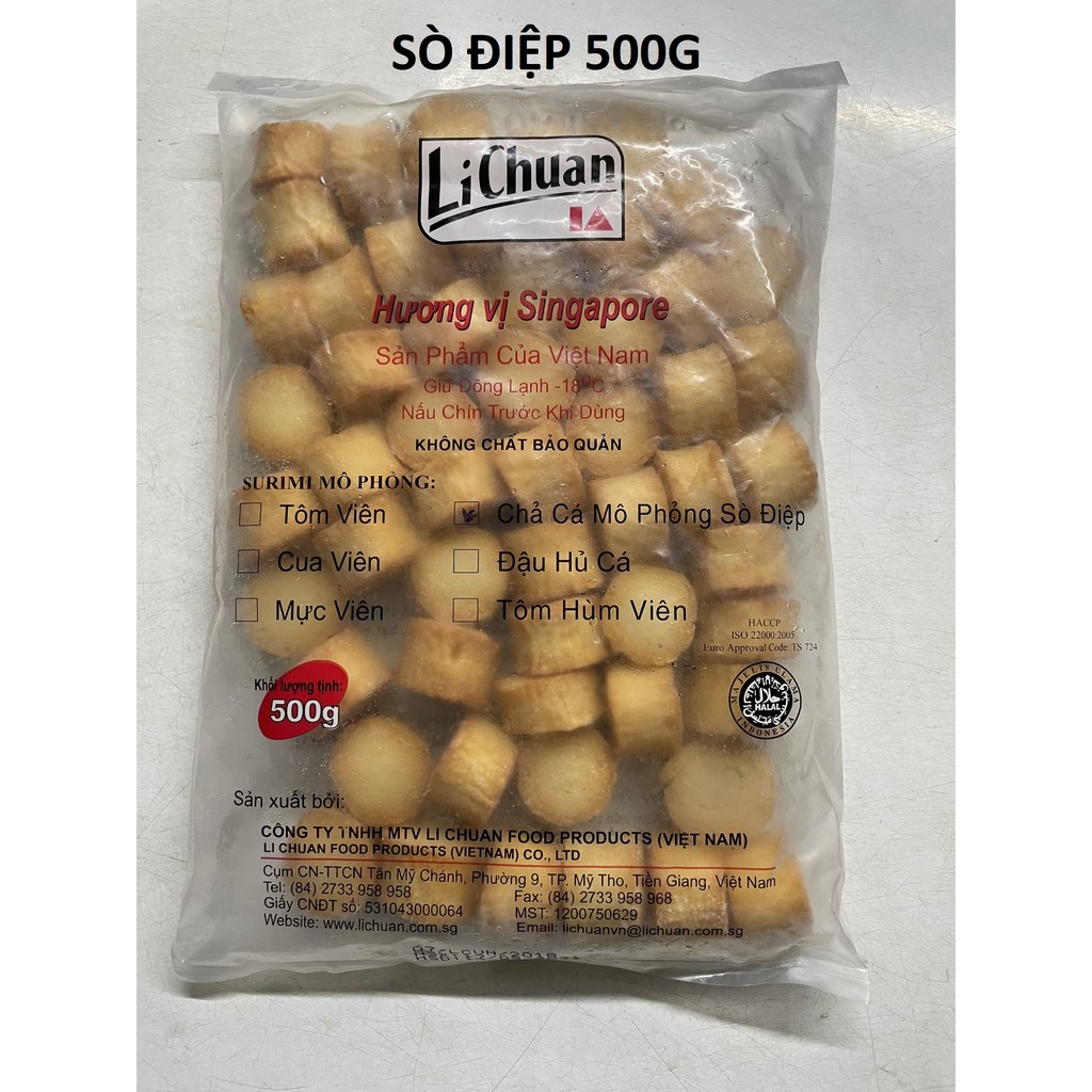 Sò điệp surimi Lichuan 500g [Giao hỏa tốc tại tpHCM]