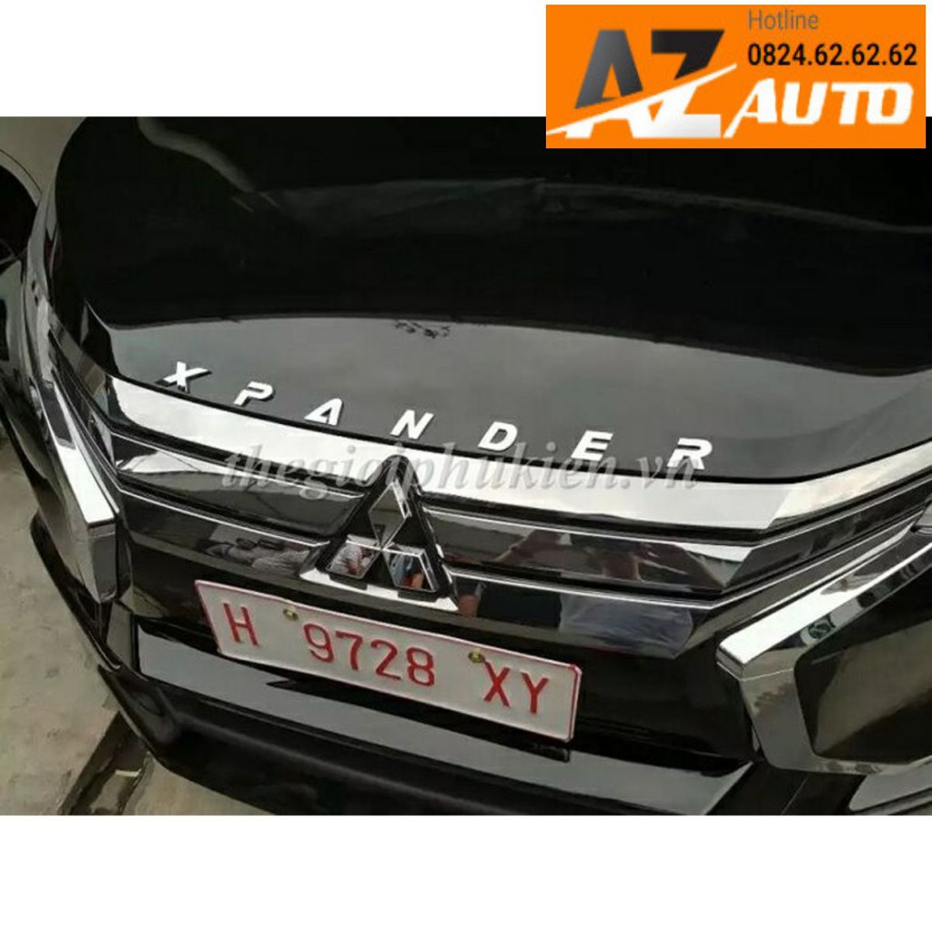 Logo chữ 3D nổi dán nắp Capo Mitsubishi Xpander( hàng chất )